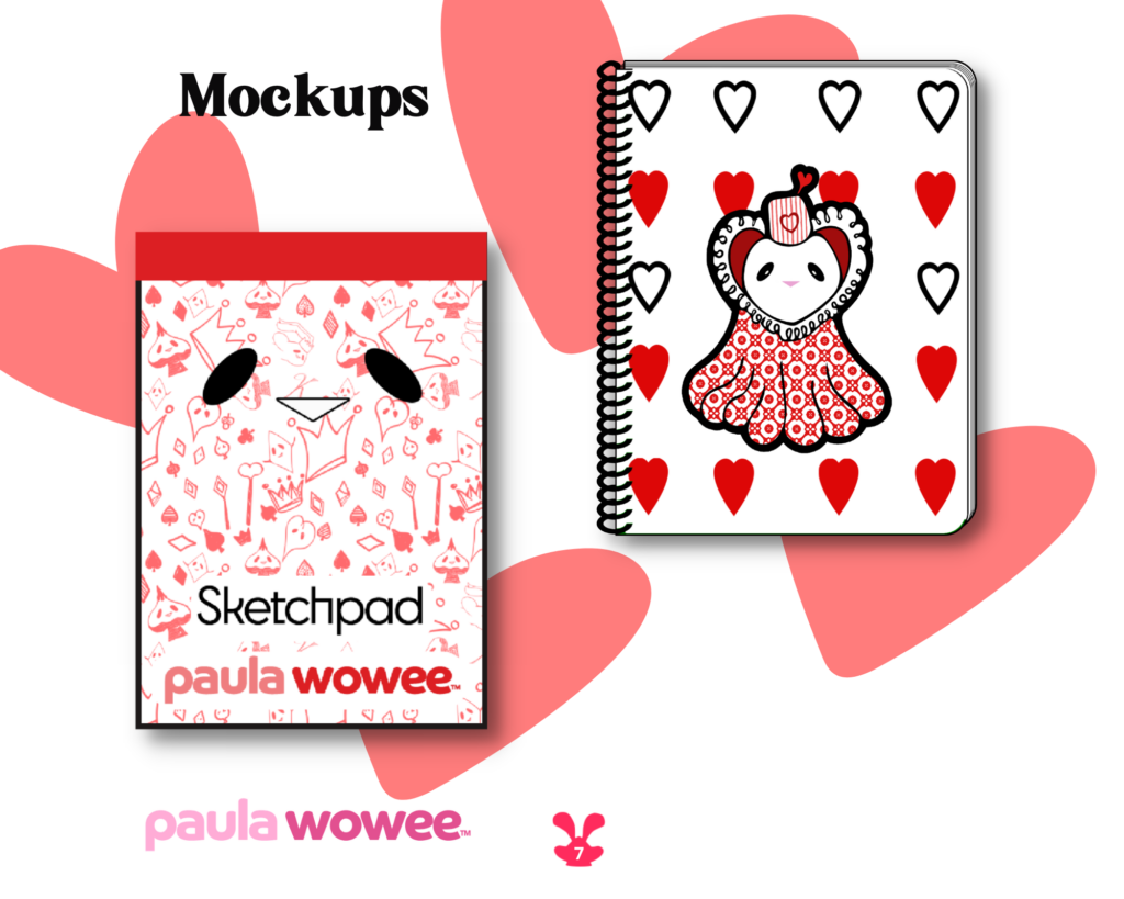 Paula Wowee House of cards_notebook mockups